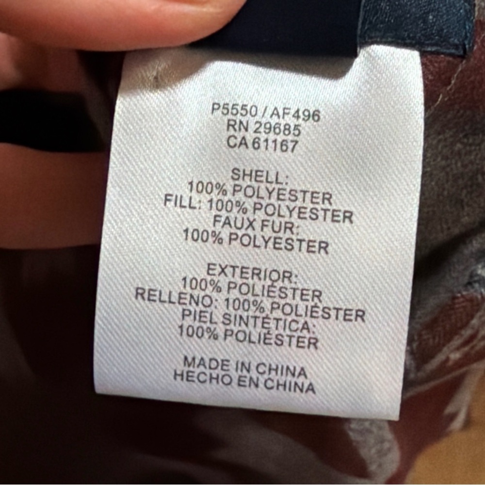 Pendleton Reversible Winter JACKET BLACK/ Maroon … - image 8